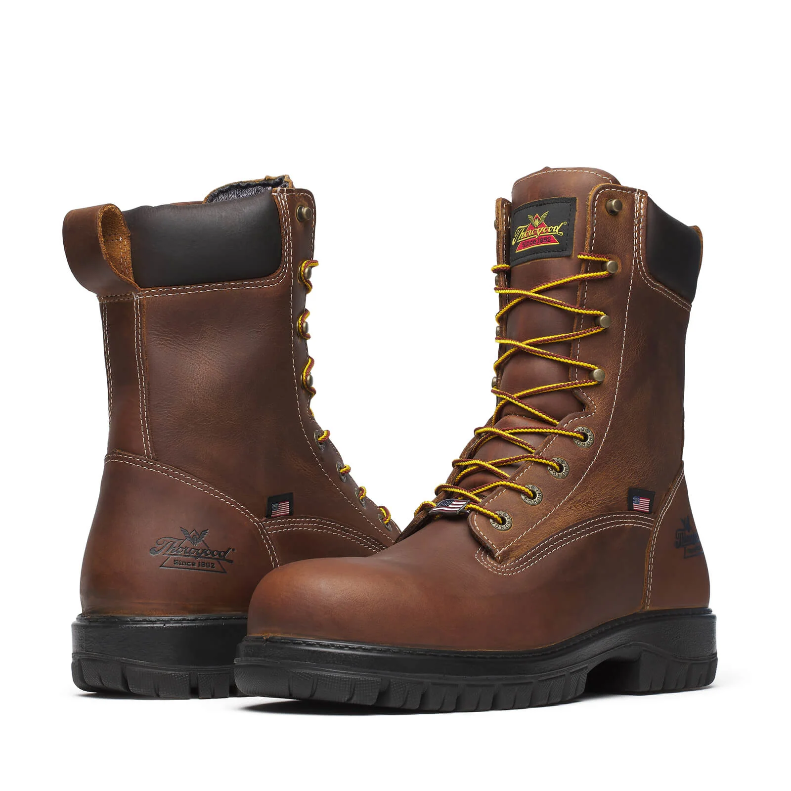 Genesis Series 8″ Bourbon Safety Toe Work Boot - Image 2