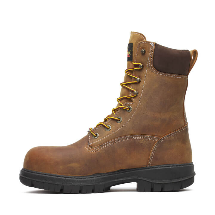 Genesis Series 8″ Chestnut Safety Toe Waterproof Insulated Work Boot - Image 3