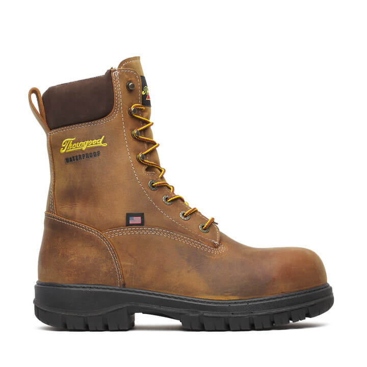 Genesis Series 8″ Chestnut Safety Toe Waterproof Insulated Work Boot - Image 4