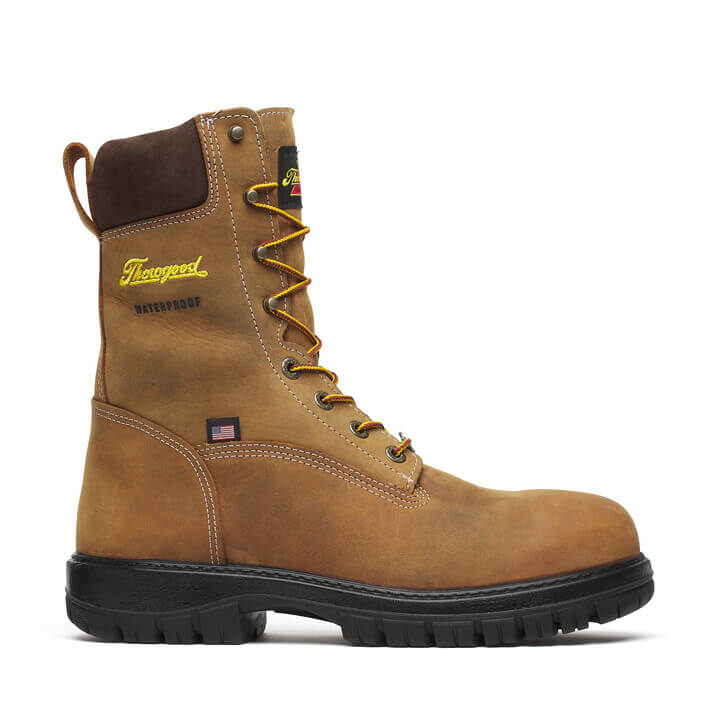 Genesis Series 8″ Chestnut Safety Toe Waterproof Work Boot - Image 3