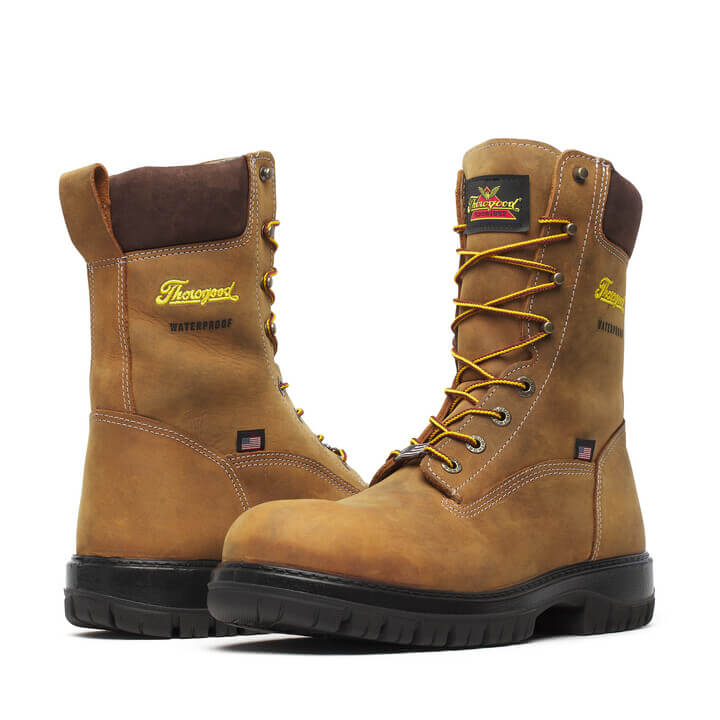 Genesis Series 8″ Chestnut Waterproof Work Boot - Image 2