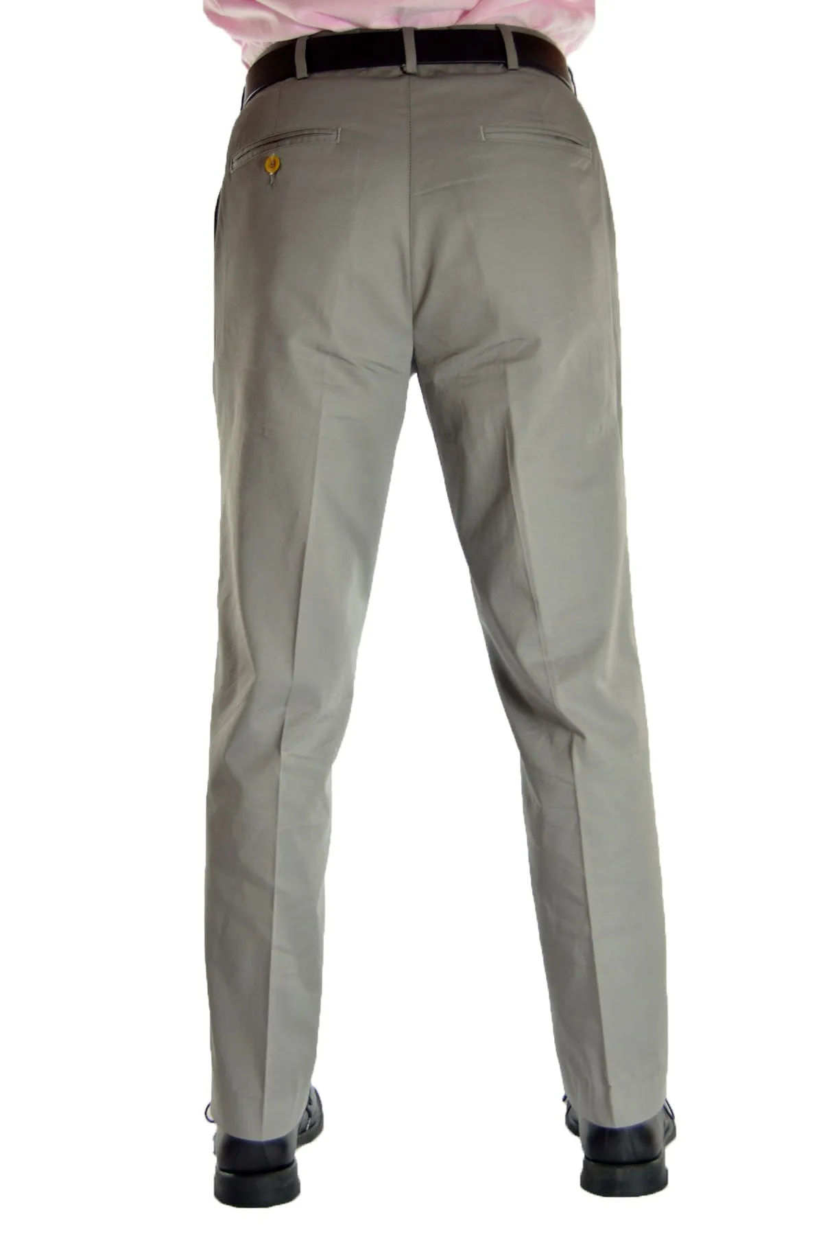 Georgia Cotton Gabardine Pants - Medium Grey - Image 3