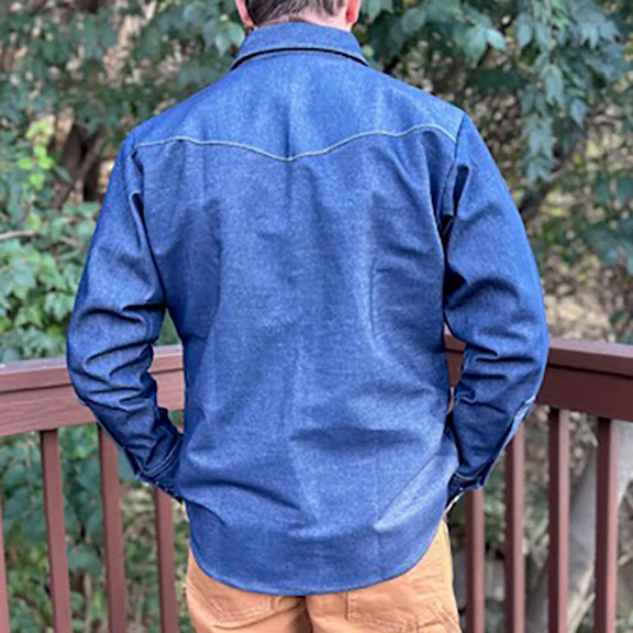 Heavyweight Denim Work Shirt - Made in USA - Image 2