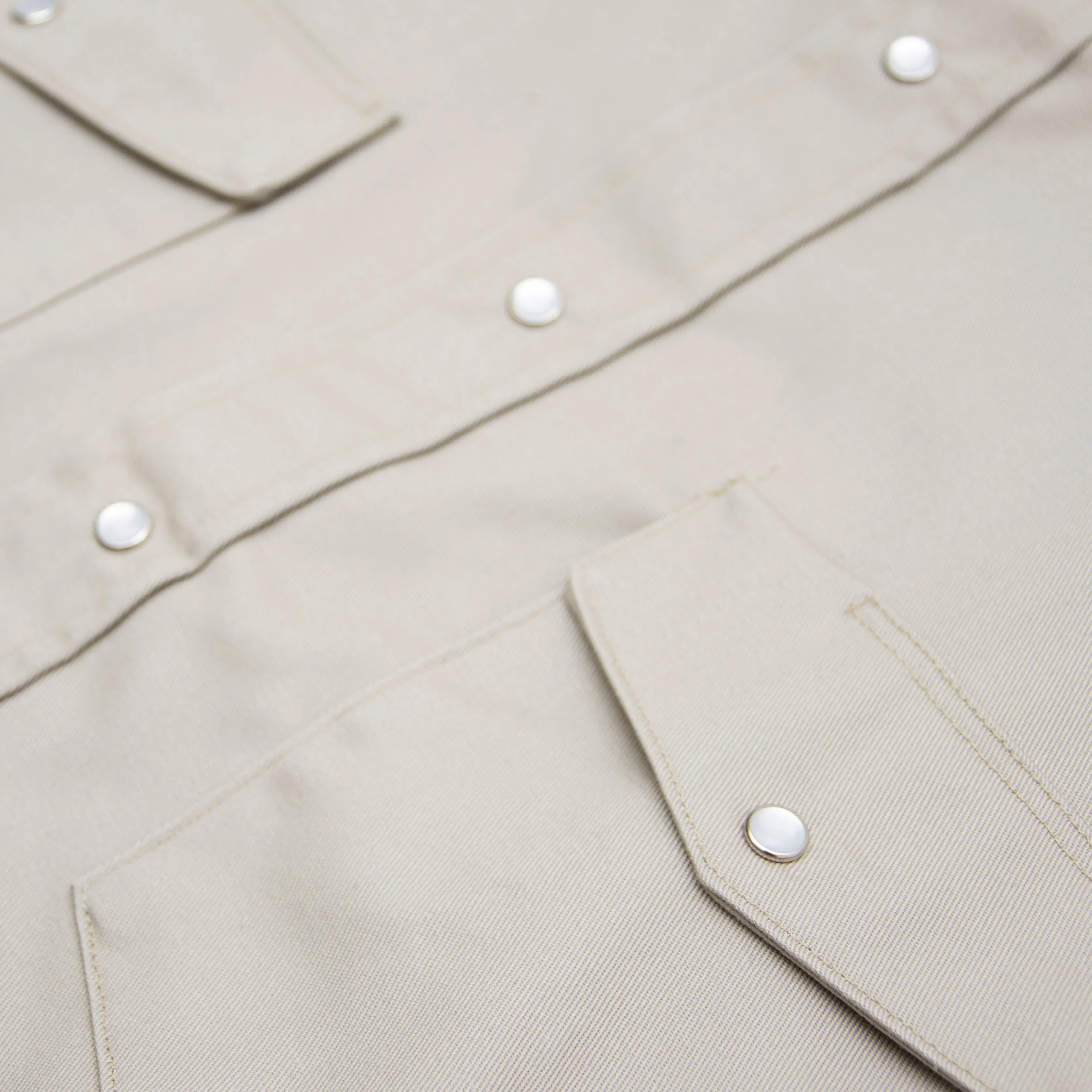 Heavyweight Khaki Work Shirt - Made in USA - Image 6