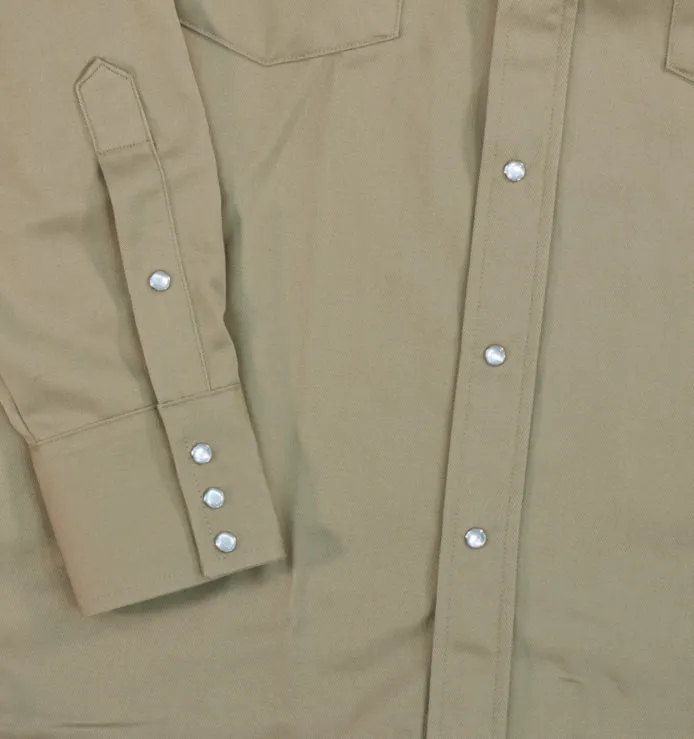 Heavyweight Khaki Work Shirt - Made in USA - Image 8