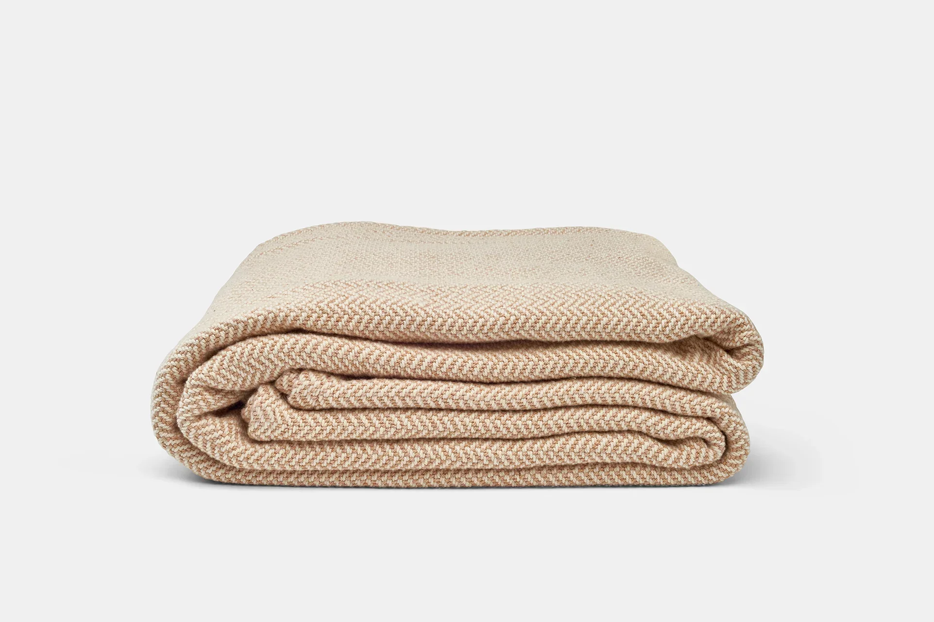 American Made Herringbone Weave Cotton Blanket - Image 17