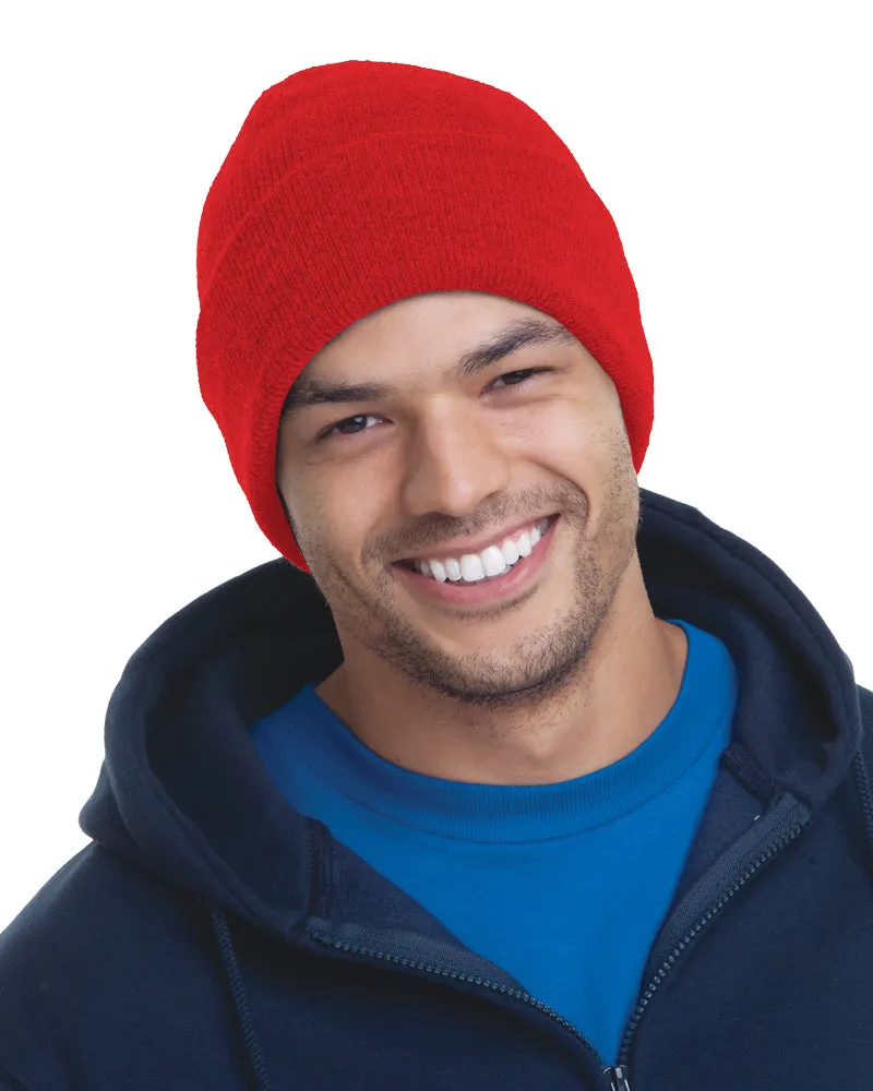Winter Beanie Hat With Cuff - Image 4