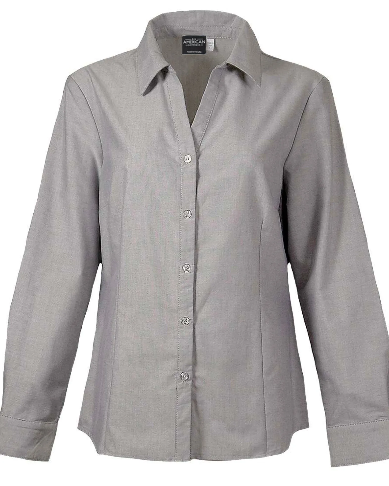 All American Clothing Co. - Women's Oxford Dress Shirt - Image 4