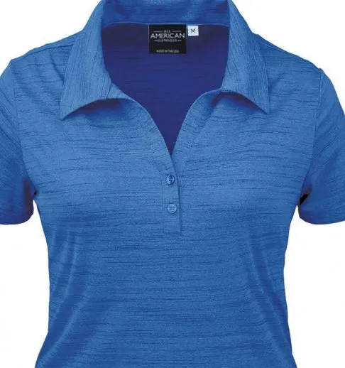 Women’s Tiger Stripe Jersey Polo Shirt - Image 10