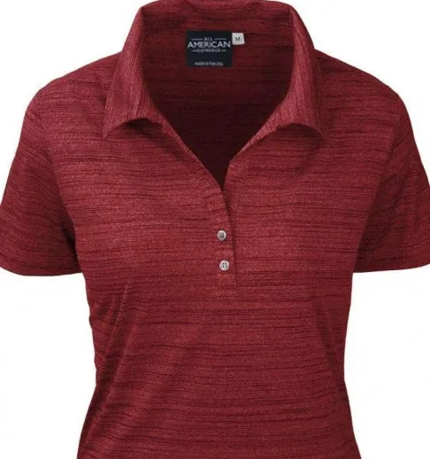 Women’s Tiger Stripe Jersey Polo Shirt - Image 11