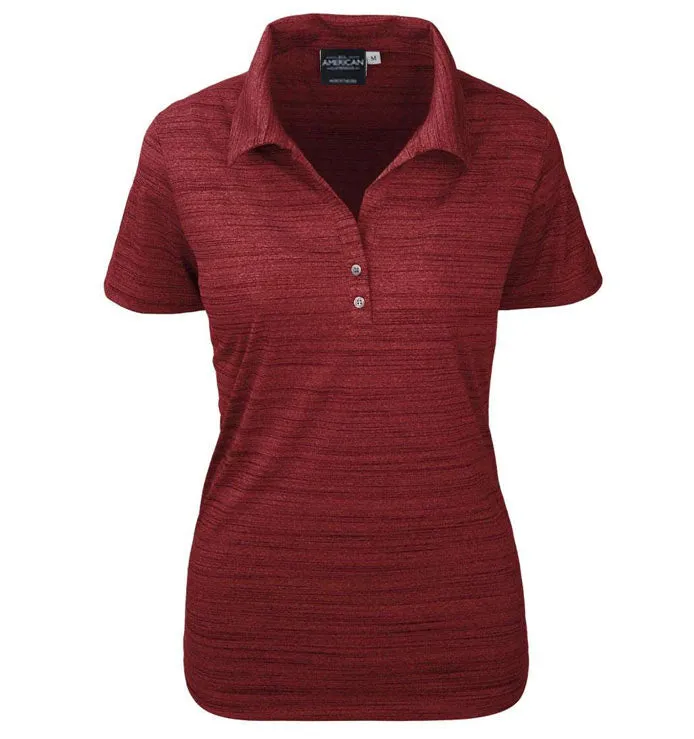 Women’s Tiger Stripe Jersey Polo Shirt - Image 12