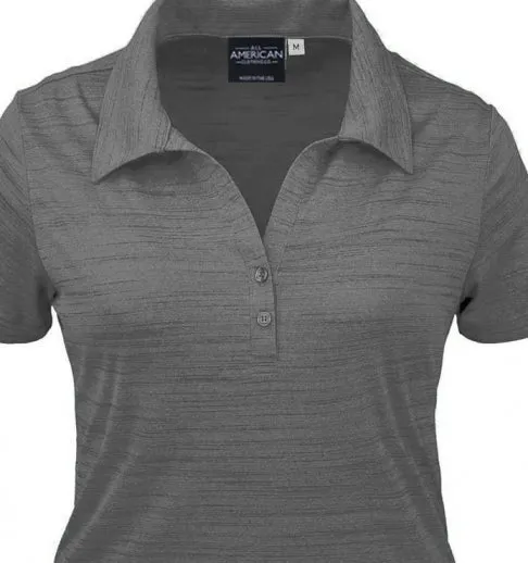 Women’s Tiger Stripe Jersey Polo Shirt - Image 4