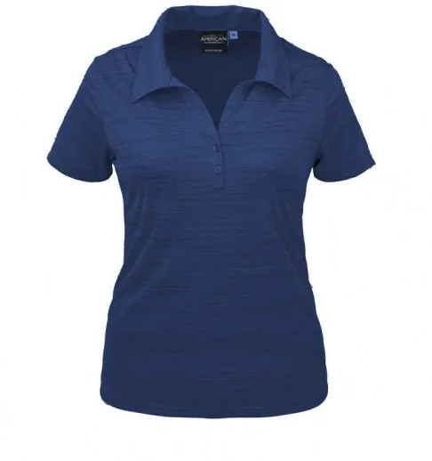 Women’s Tiger Stripe Jersey Polo Shirt - Image 5