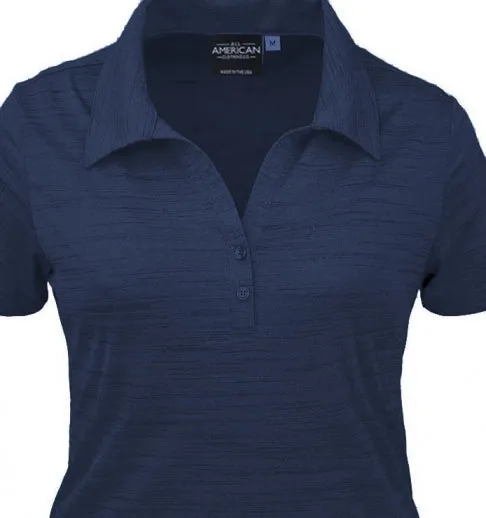 Women’s Tiger Stripe Jersey Polo Shirt - Image 6