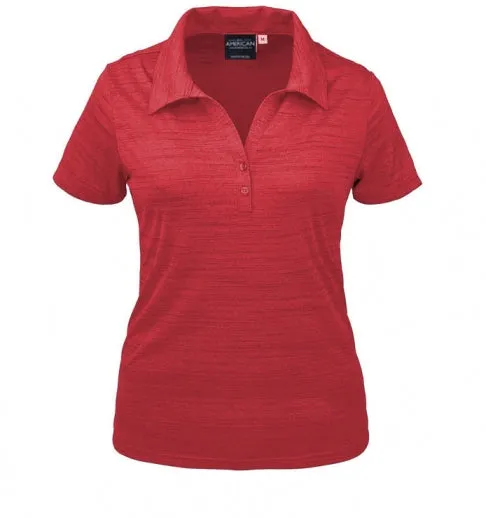 Women’s Tiger Stripe Jersey Polo Shirt - Image 7