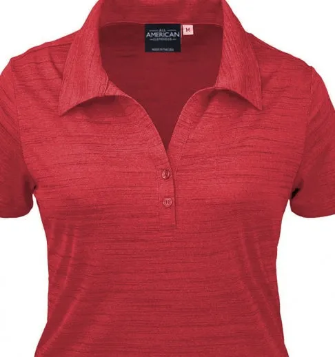 Women’s Tiger Stripe Jersey Polo Shirt - Image 8