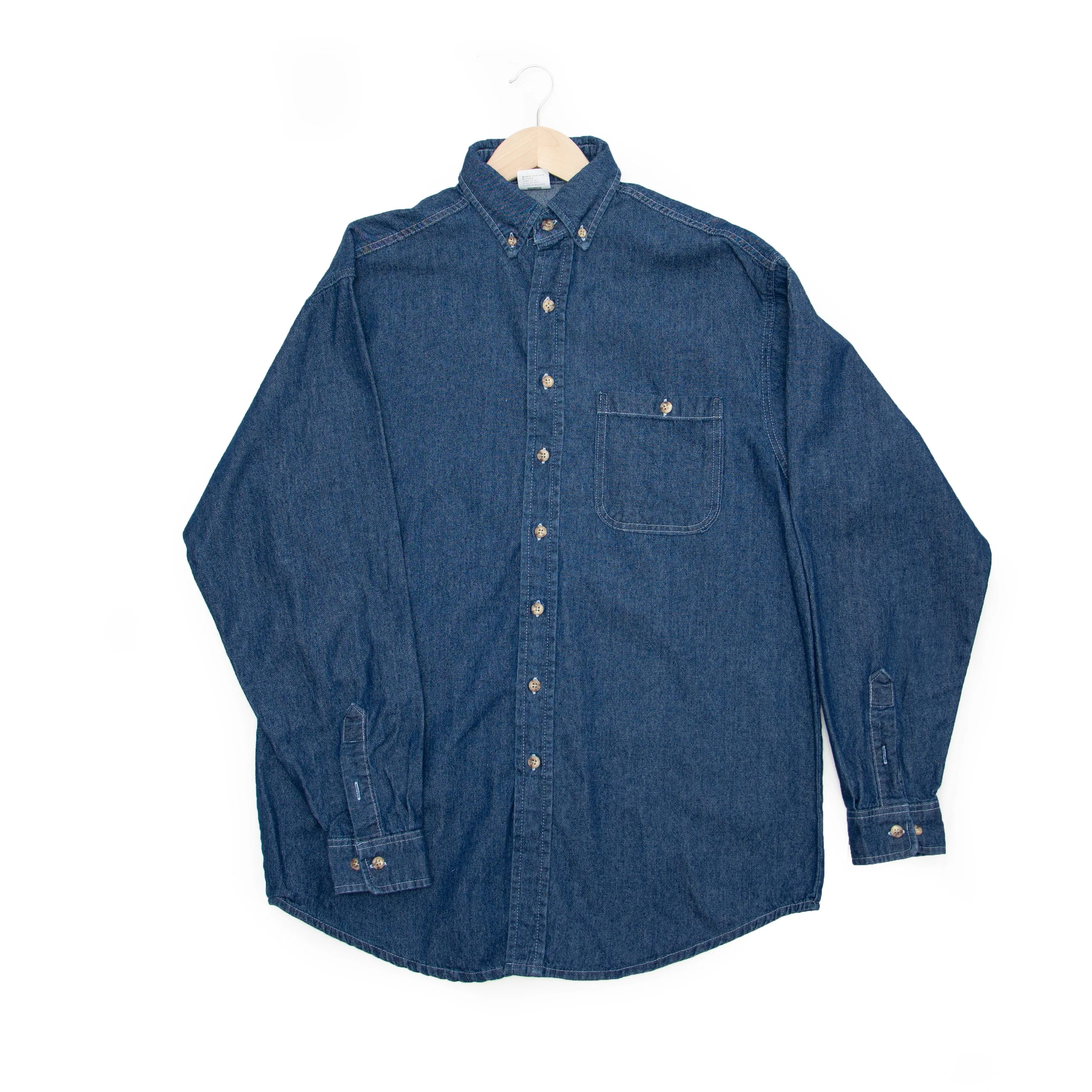 Long Sleeve Denim Shirt - Image 2