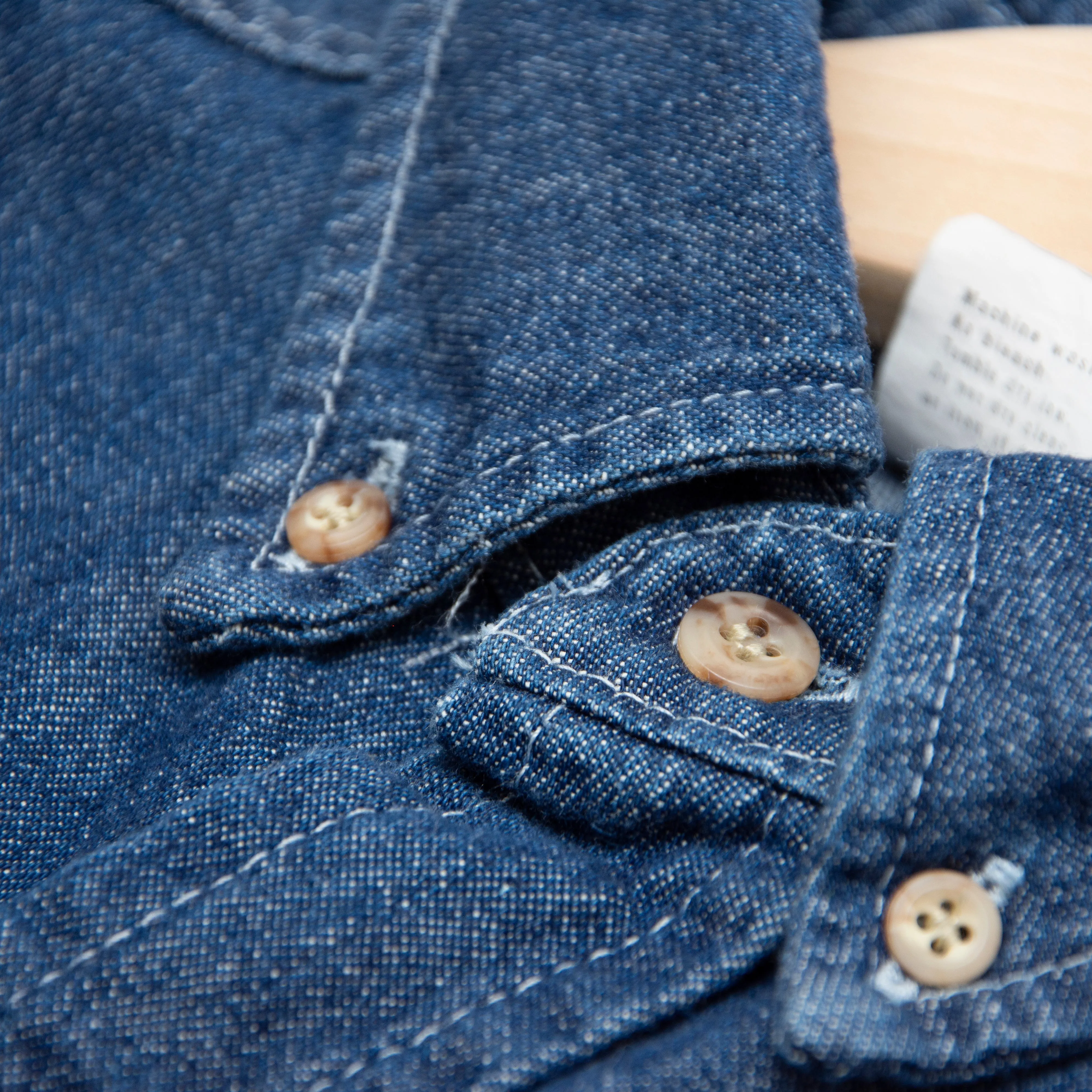 Long Sleeve Denim Shirt - Image 4