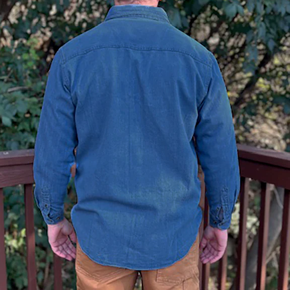 Long Sleeve Denim Shirt - Image 3