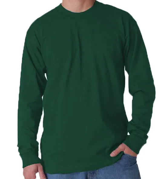 Long Sleeve Heavyweight 100% Cotton T-Shirt - Made in USA - Image 8