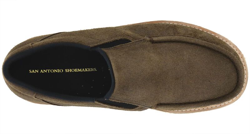 Men’s Brown Slip-On Leather Loafer w/ Slip-Resistant Sole - Image 5