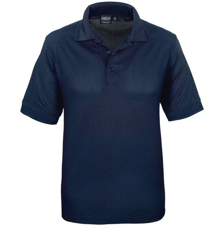 Men’s Basket Weave Polo Shirt - Image 10