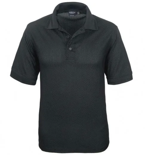 Men’s Basket Weave Polo Shirt - Image 5
