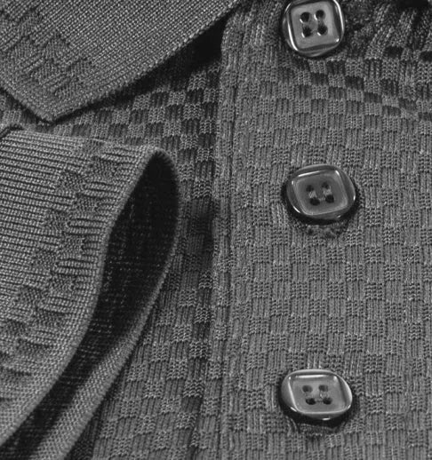 Men’s Basket Weave Polo Shirt - Image 7