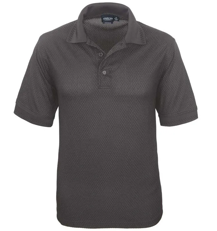 Men’s Basket Weave Polo Shirt - Image 8