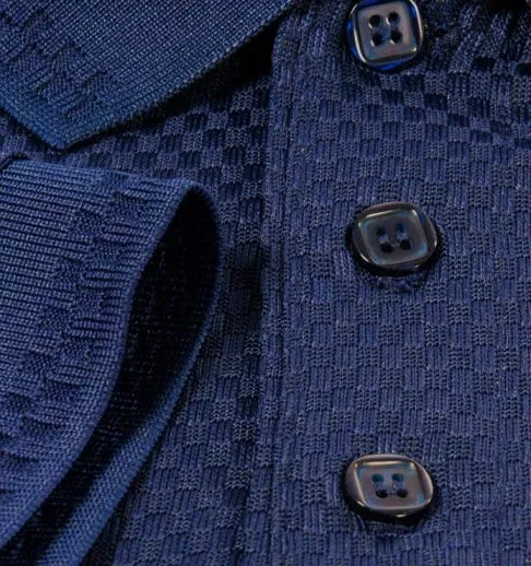 Men’s Basket Weave Polo Shirt - Image 9