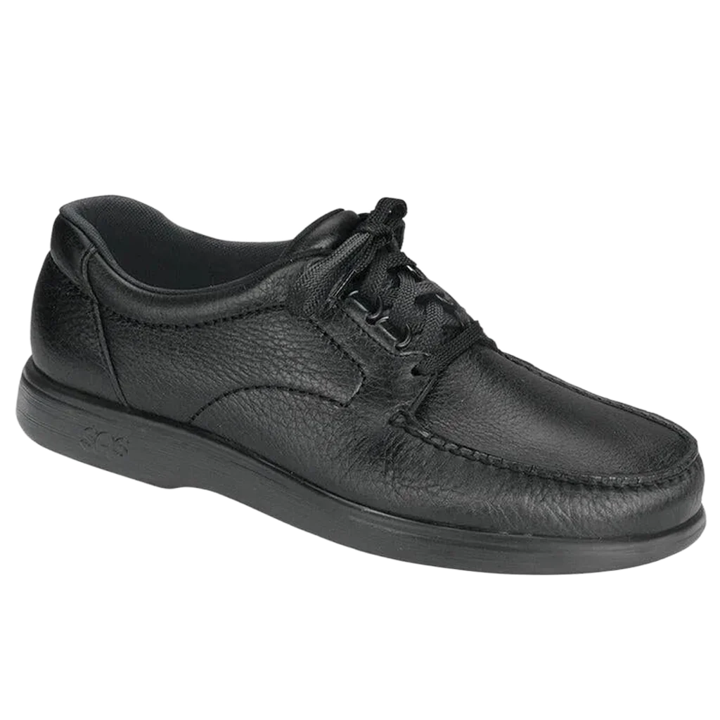 SAS Men's Black Bout Time Lace Up Loafer - Image 3