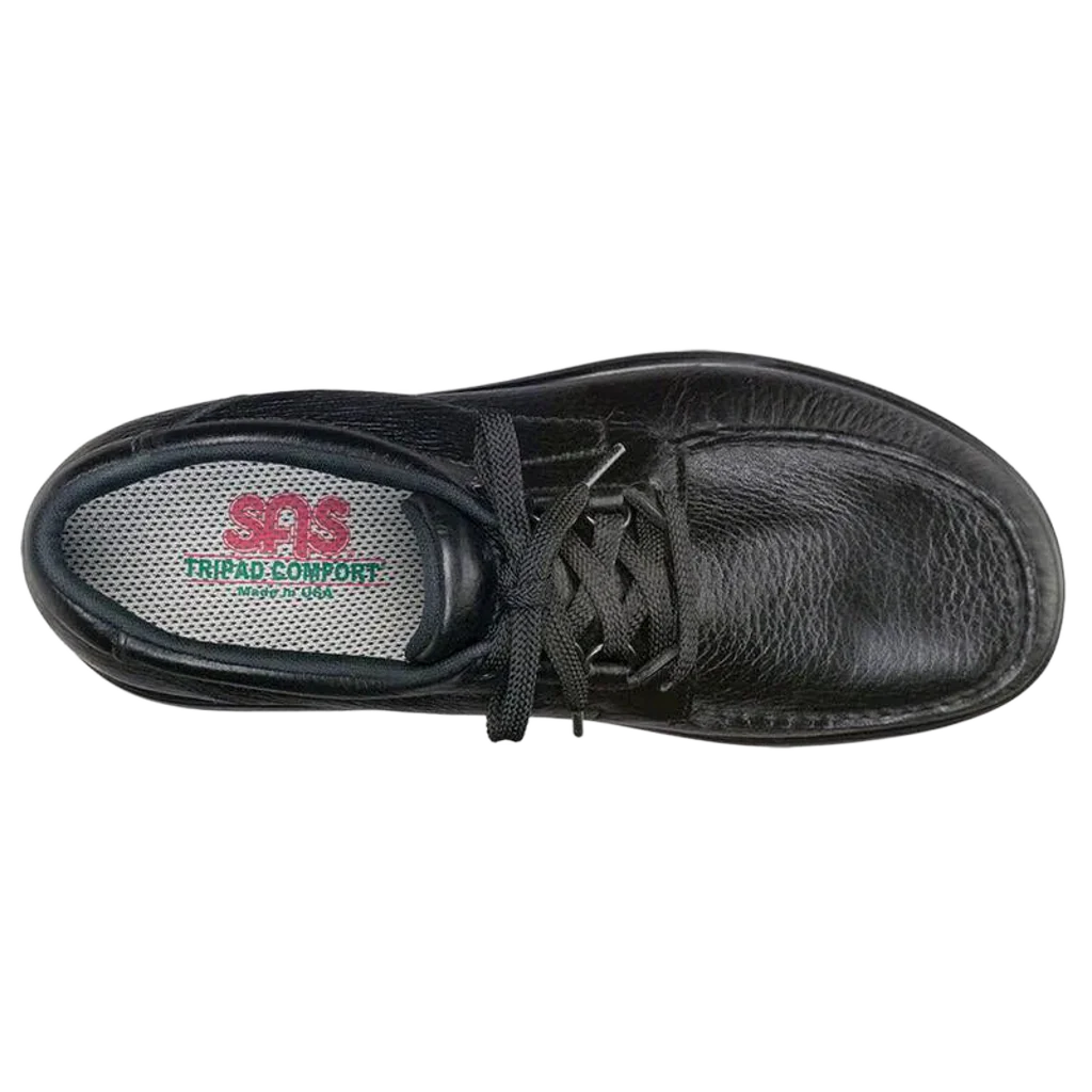SAS Men's Black Bout Time Lace Up Loafer - Image 4