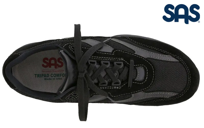 SAS Men's Black Journey Mesh Lace Up Sneaker - Image 4