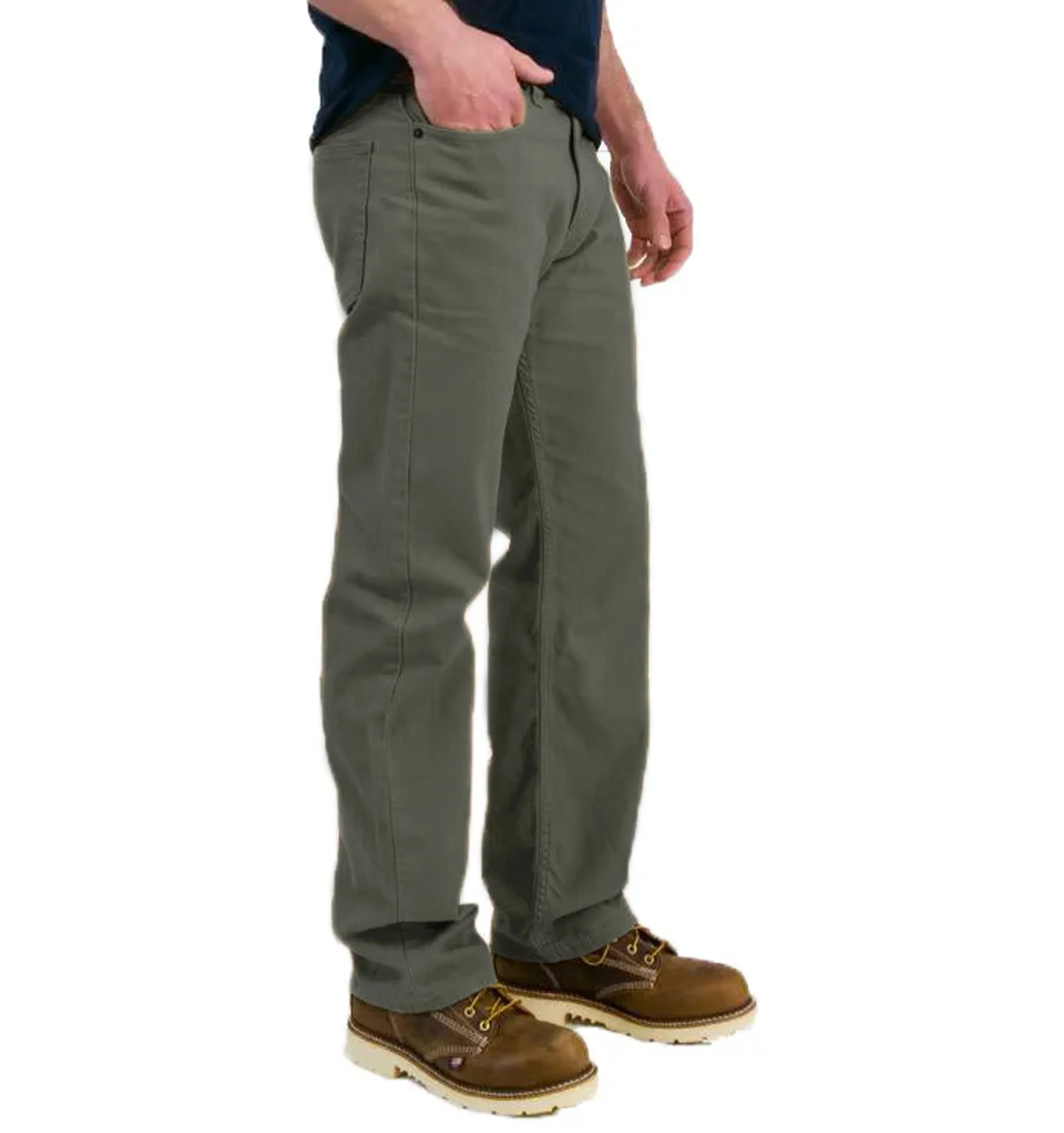 Men's Heritage Canvas Pant - Olive - Image 2