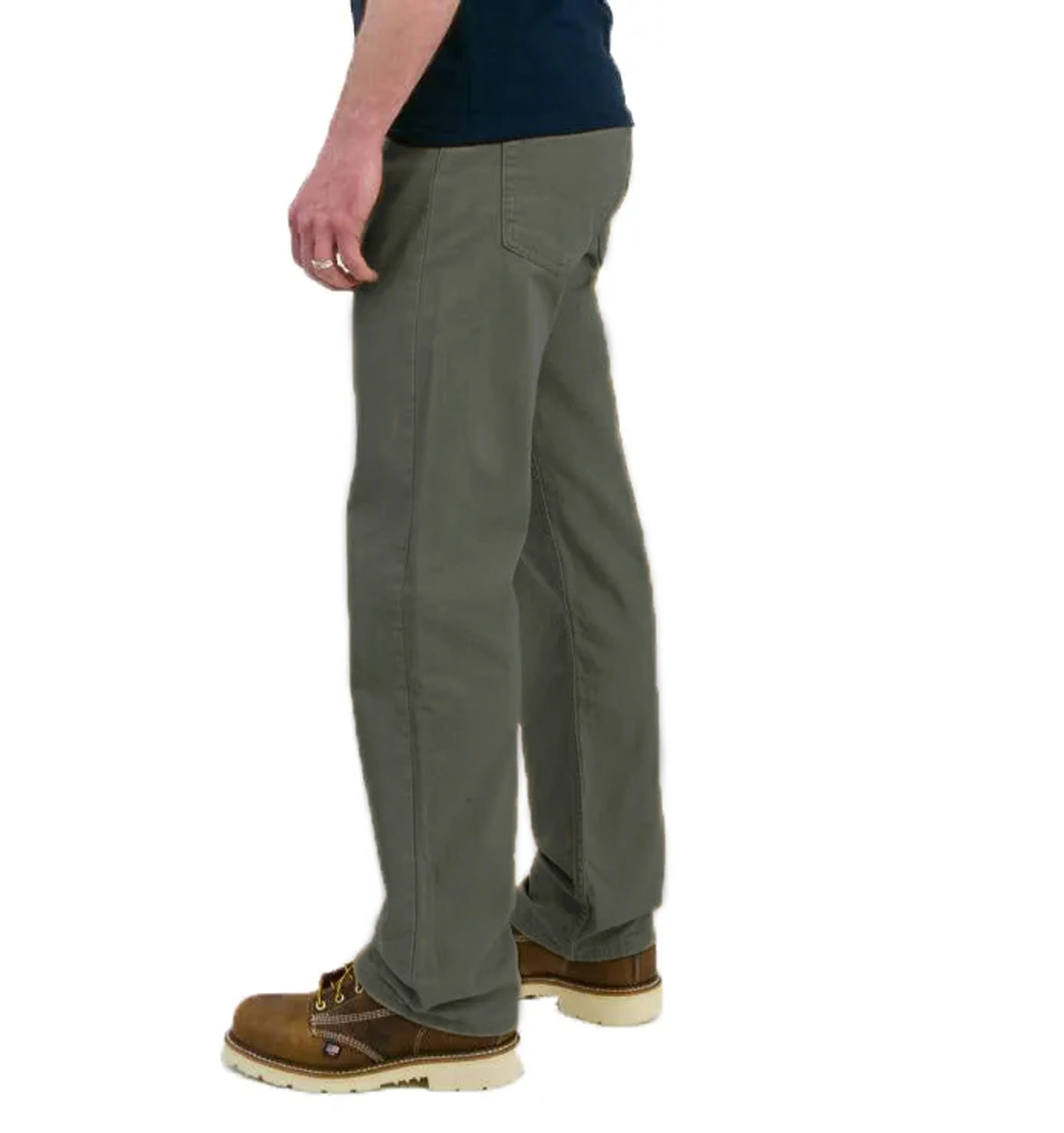 Men's Heritage Canvas Pant - Olive - Image 4