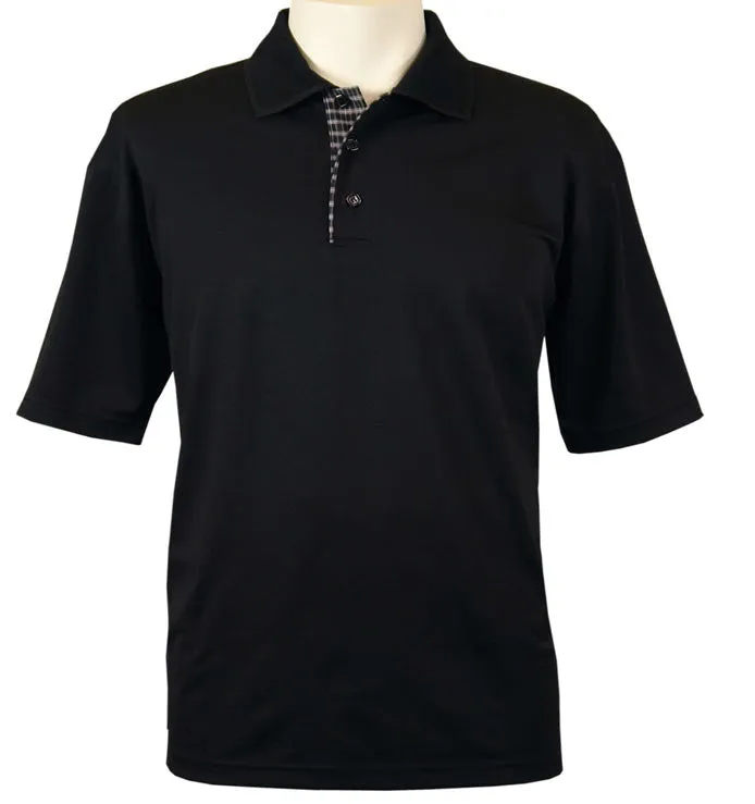 All American Clothing Co. - Men's Plaid Placket Polo - Image 6
