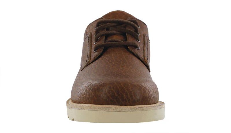 Men's Premium Bison Leather Lace-Up Work Shoe - Image 3