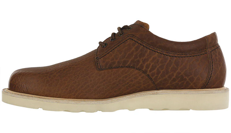 Men's Premium Bison Leather Lace-Up Work Shoe - Image 6