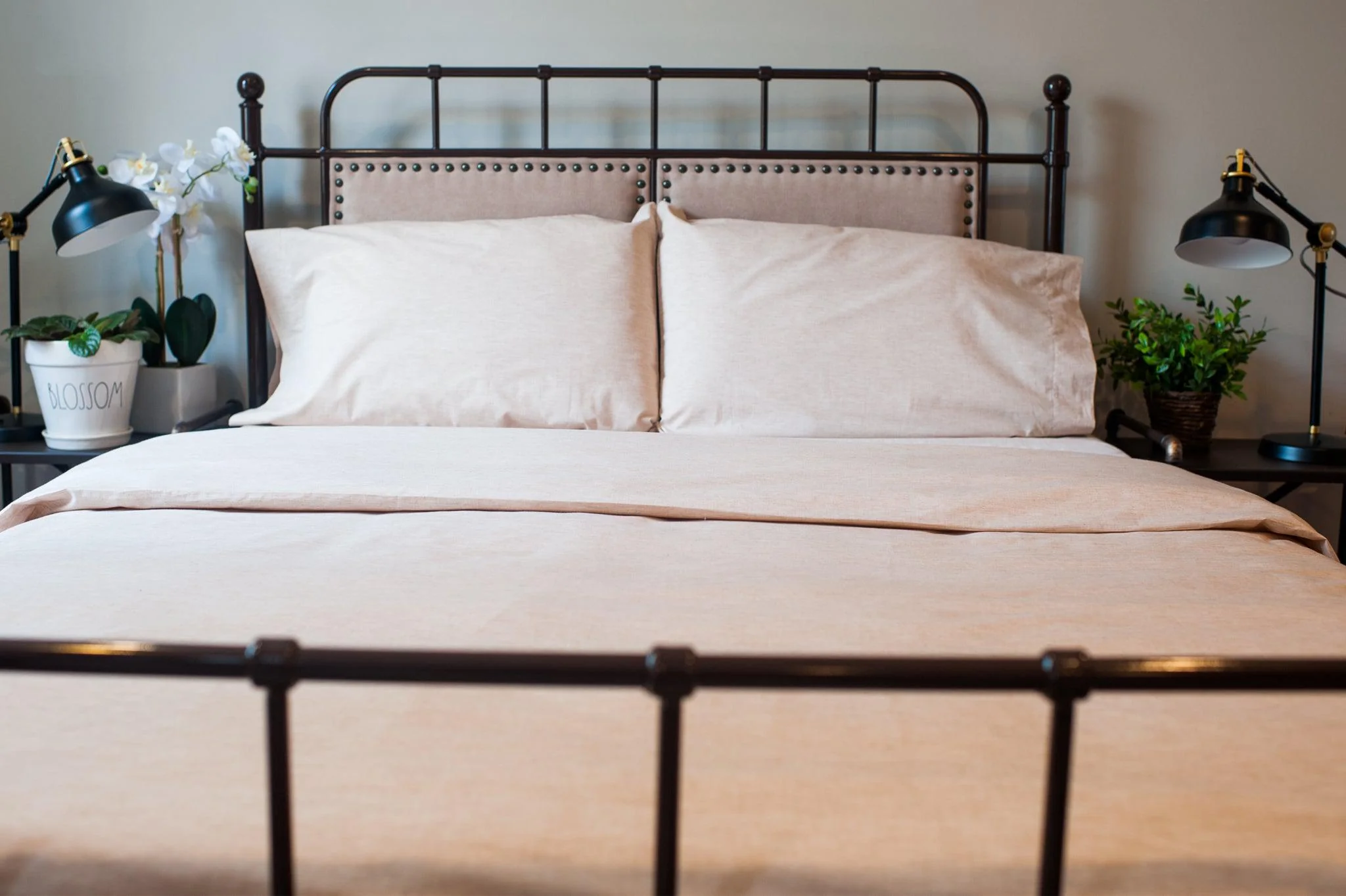 American Made Colored Cotton Bed Sheet Set - Image 4