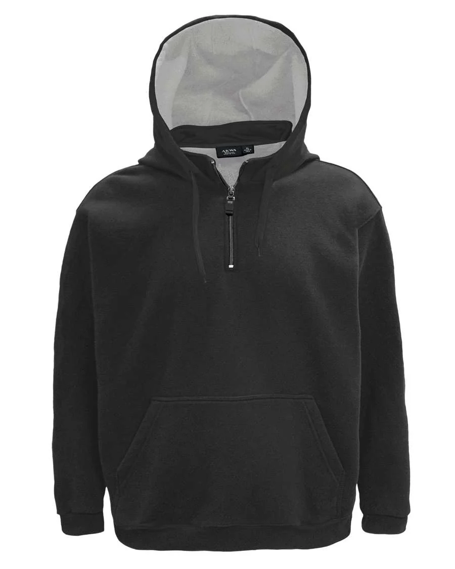 Men’s Premium 1/4 Zip Hooded Sweatshirt - Image 3