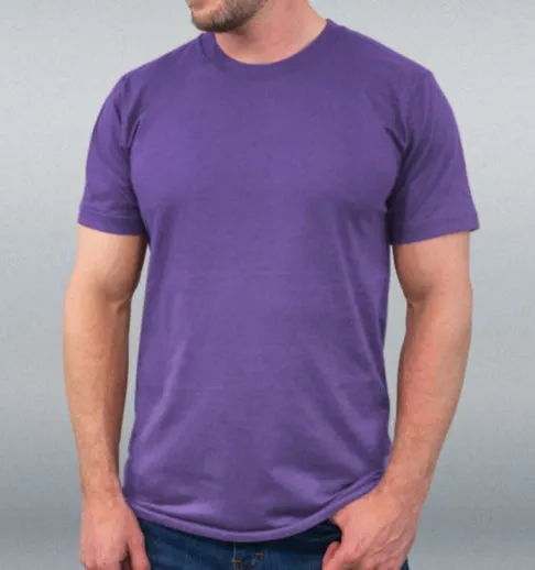 Premium Fine Jersey 100% Cotton T-Shirt - Image 45