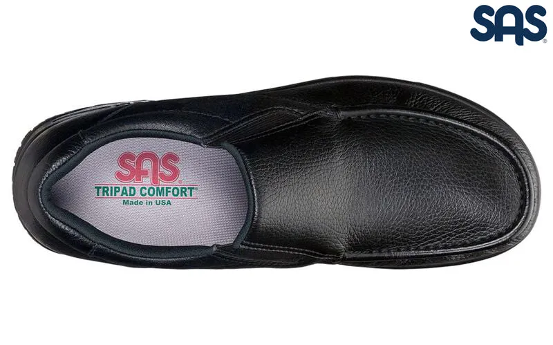 SAS Mens Black Navigator Non Slip Loafer - Image 3