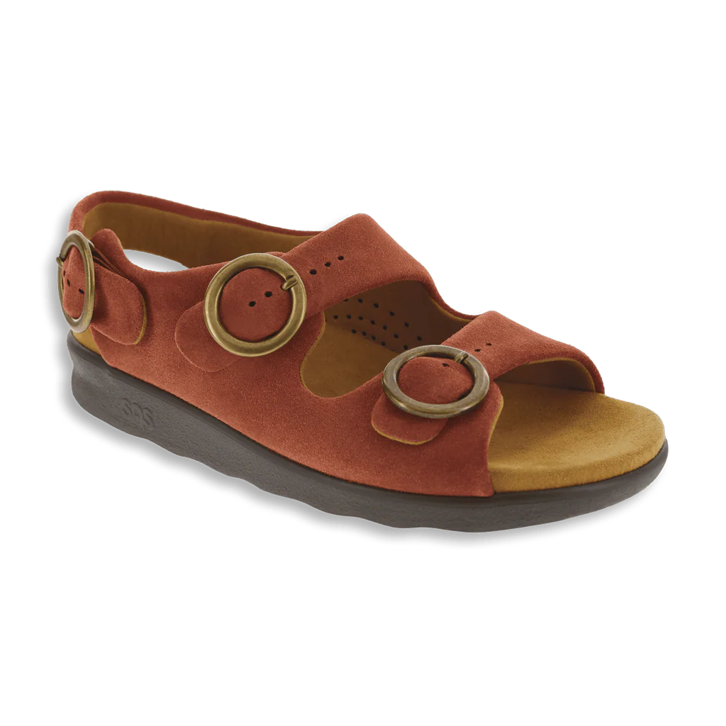 SAS Relaxed Women's Sandal - Rust