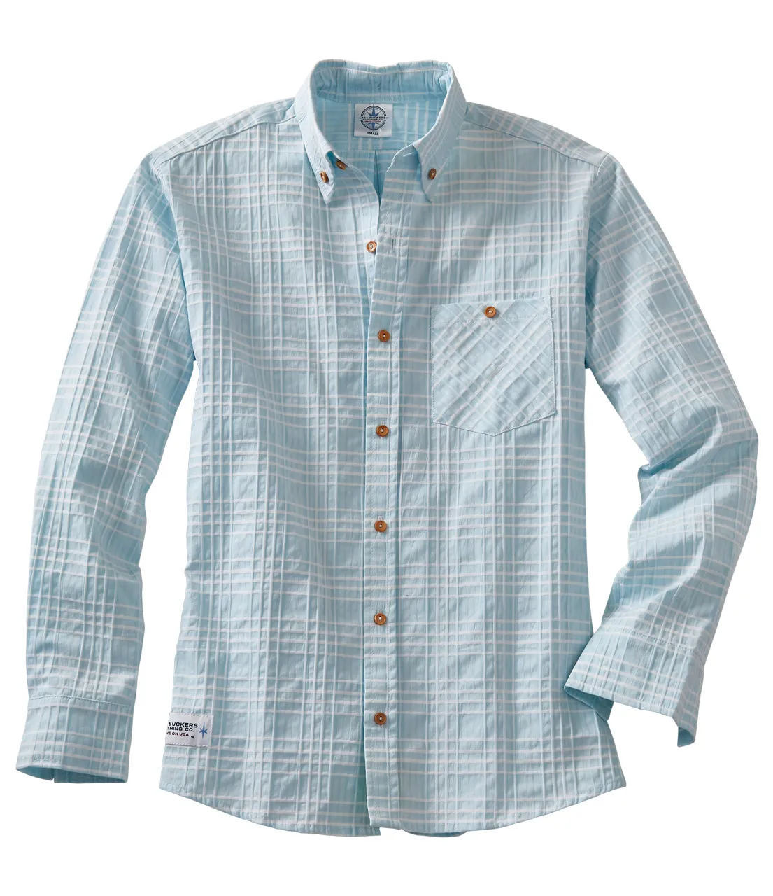 Seersucker Long Sleeve Shirt - Image 6