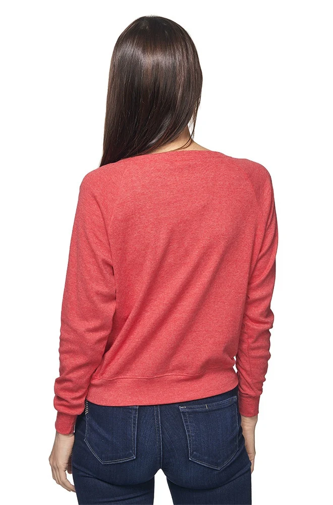 Triblend Long Sleeve Raglan Pullover - Image 6