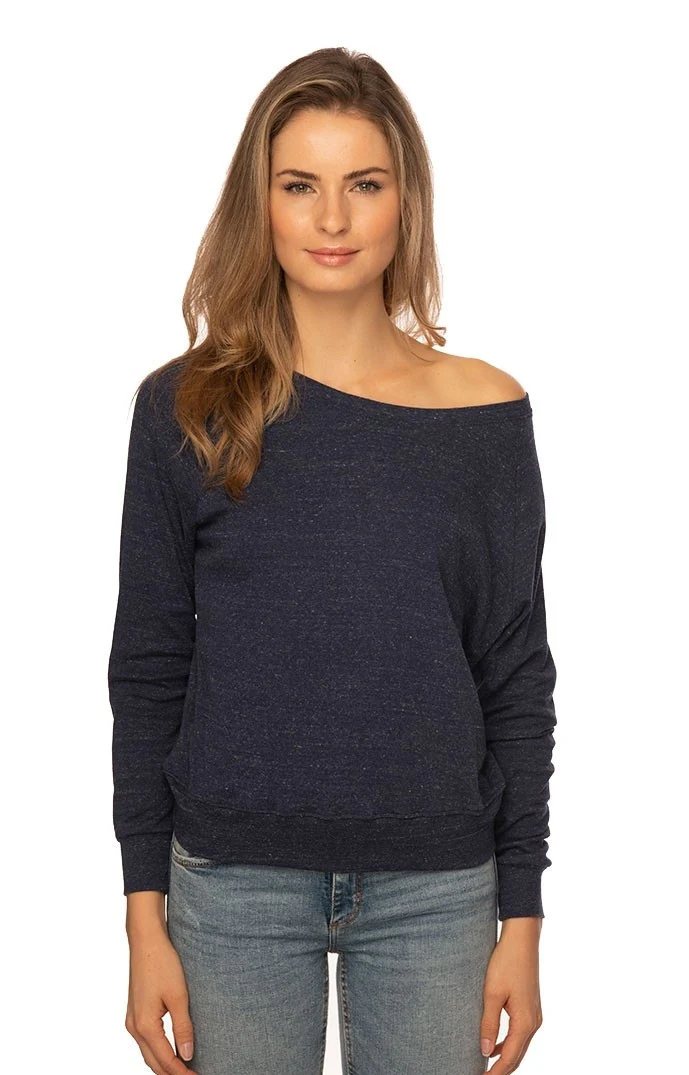 Triblend Long Sleeve Raglan Pullover - Image 7