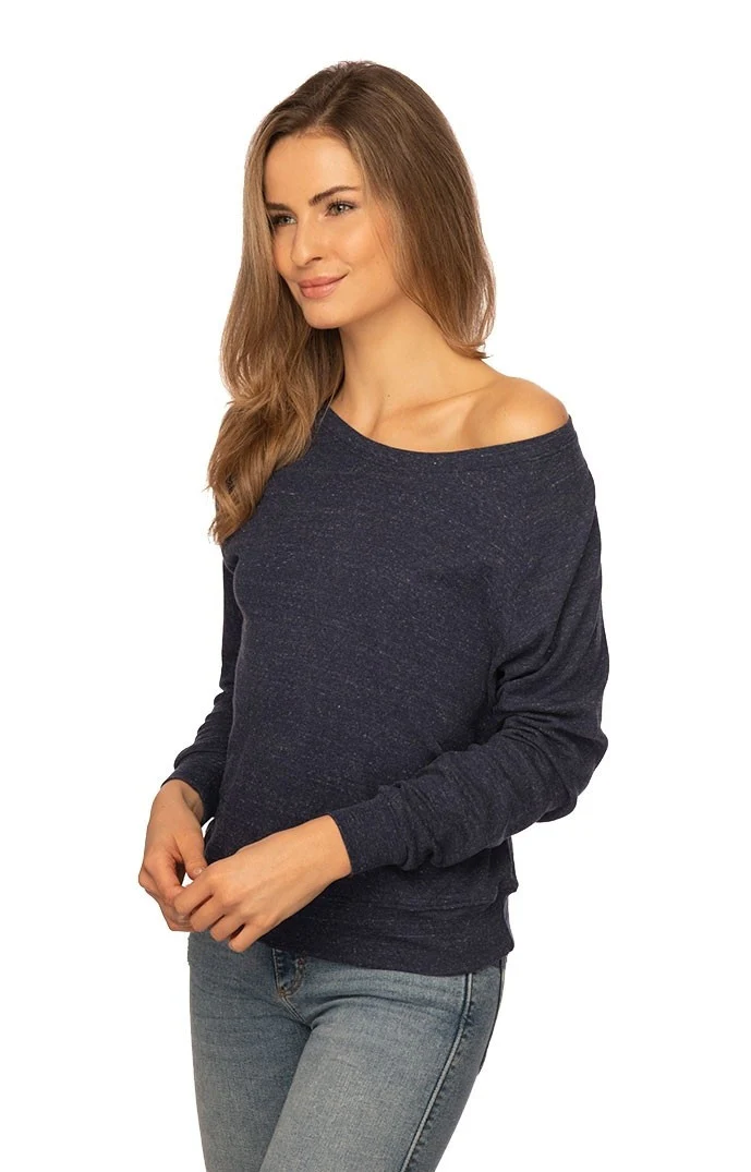Triblend Long Sleeve Raglan Pullover - Image 8