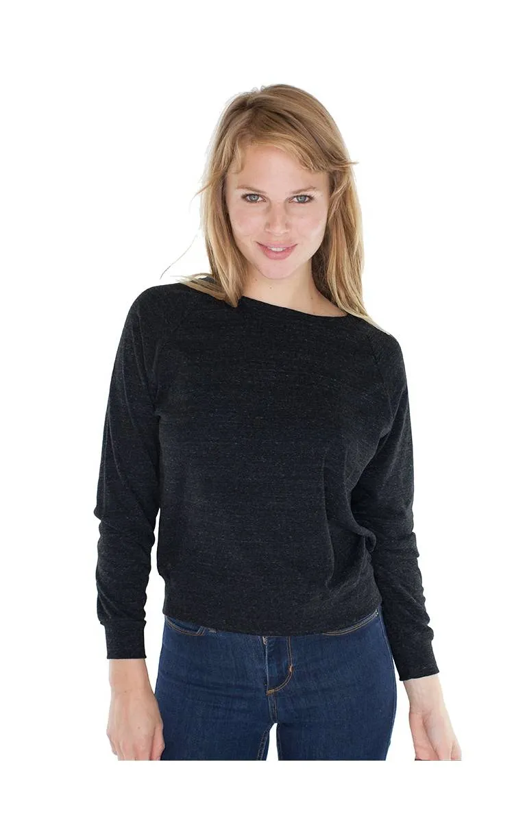 Triblend Long Sleeve Raglan Pullover - Image 9
