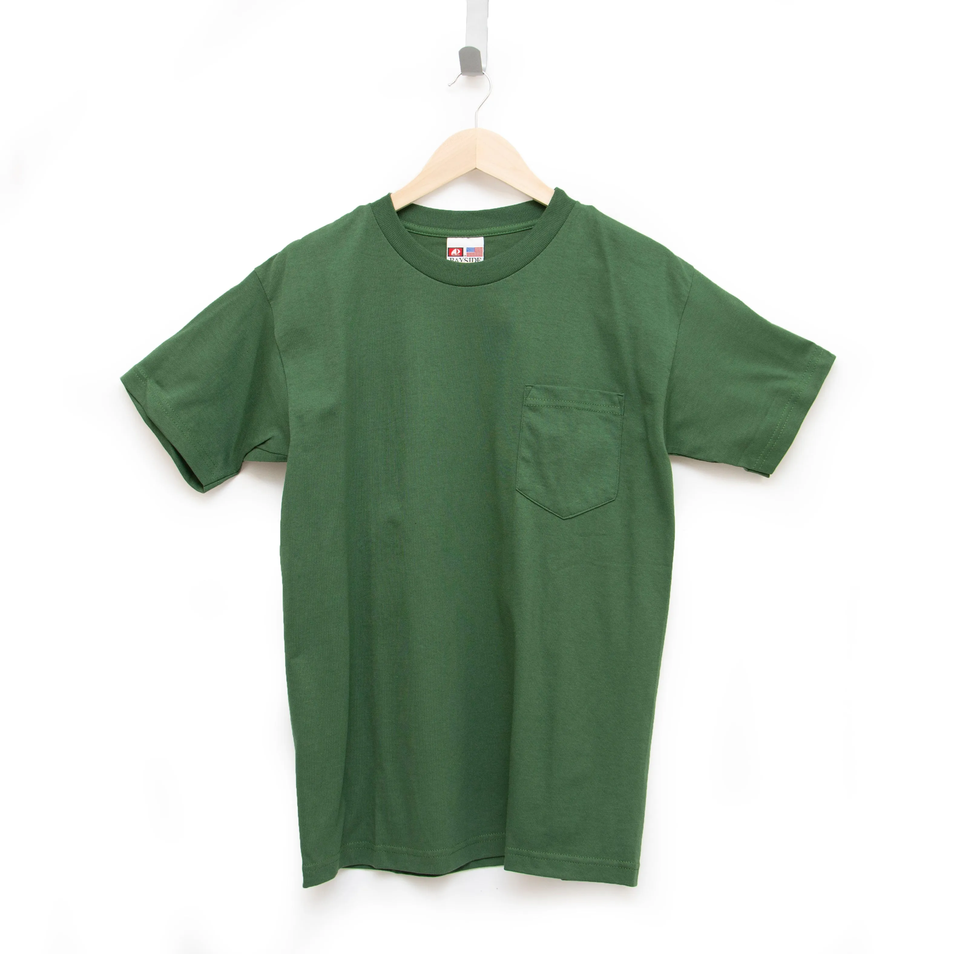 Heavyweight 100% Cotton T-Shirts with Pocket - Made in USA - Image 16