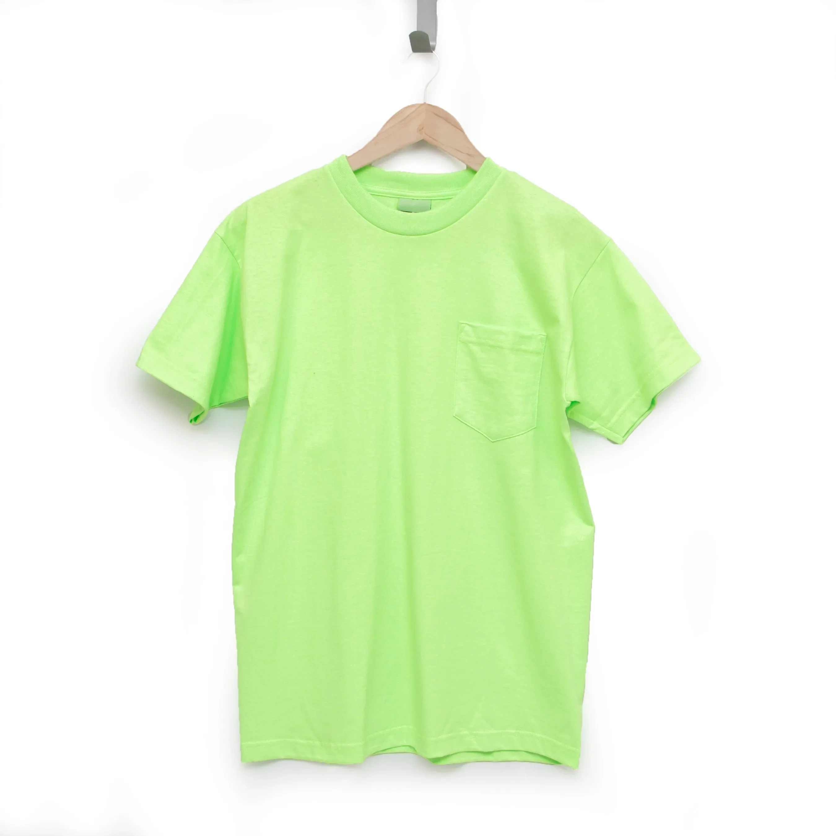 Heavyweight 100% Cotton T-Shirts with Pocket - Made in USA - Image 19